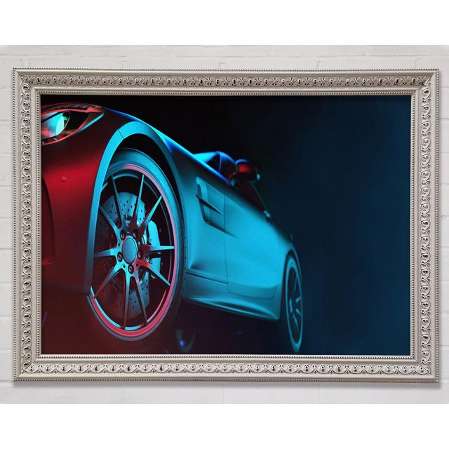 Sports Car Stance - Single Picture Frame Art Prints Bright Star Size: 21cm H x 29.7cm W x 3cm D on Productcaster.