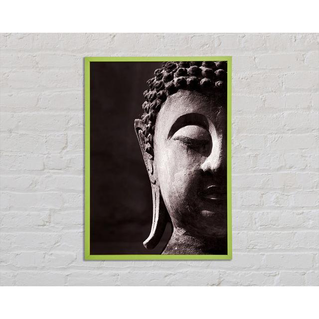 Buddha 4 Framed Print Brayden Studio Size: 84.1cm H x59.7cm W x 2cm D, Format: Lime Green Framed Paper on Productcaster.