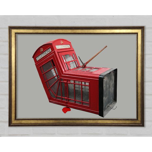 Telephone Box Dismaland - Single Picture Frame Art Prints ClassicLiving Size: 29.1cm H x 42cm W x 1.5cm D on Productcaster.