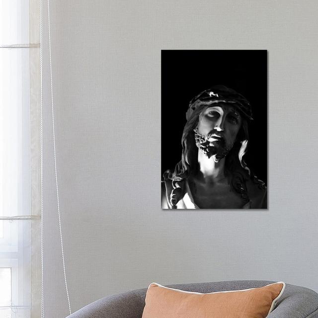 Jesus Christ Sculpture - Wrapped Canvas Photograph Latitude Run Size: 66.04cm H x 45.72cm W x 3.81cm D on Productcaster.