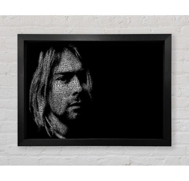 Kurt Cobain Porträt - Druck Bright Star Größe: 42 cm H x 59,7 cm B x 3,4 cm T on Productcaster.