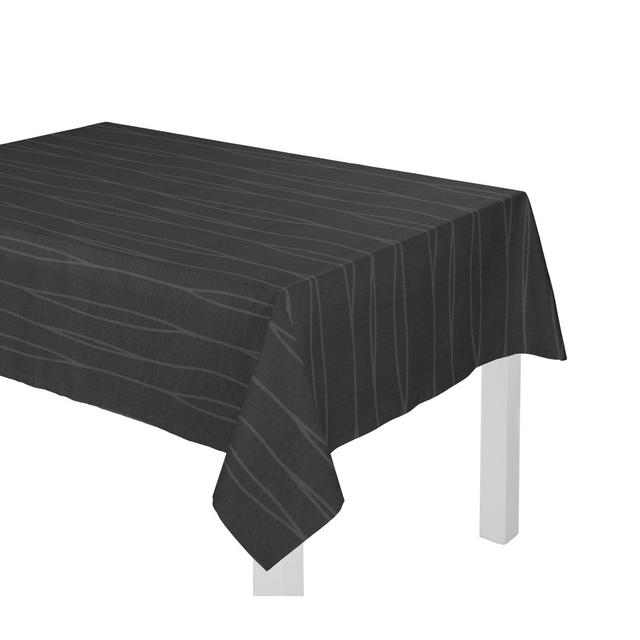 Barrentine Tablecloth Brayden Studio Colour: Black, Size: 130cm W x 190cm L on Productcaster.