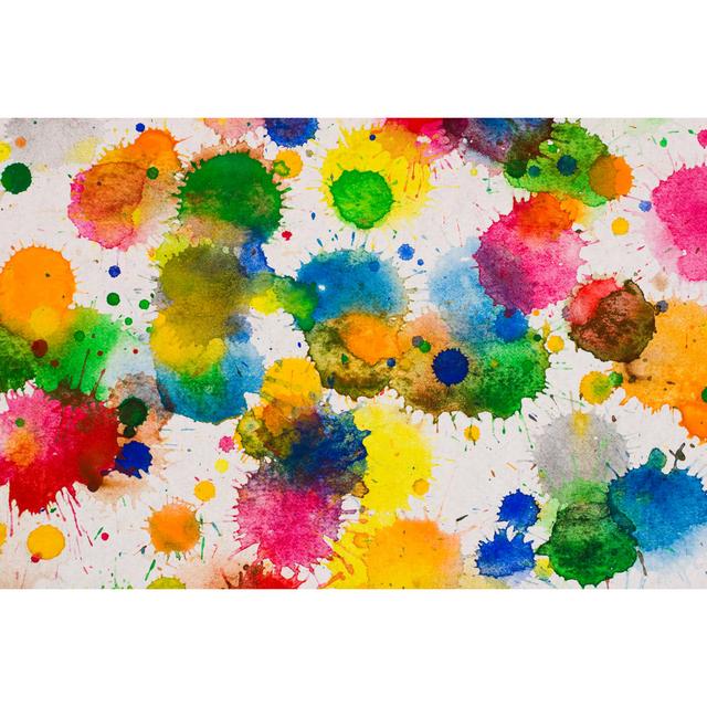 Abstract Watercolor Background by Khvost - Wrapped Canvas Art Prints Metro Lane Size: 61cm H x 91cm W on Productcaster.