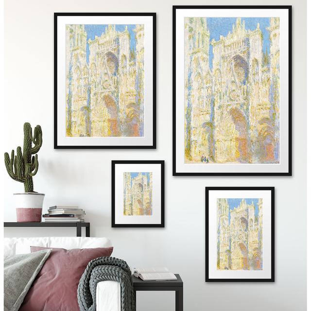 Gerahmter Kunstdruck Rouen Cathedral I von Claude Monet Rosalind Wheeler Maße: 80 cm H x 60 cm B x 2,5 cm T on Productcaster.