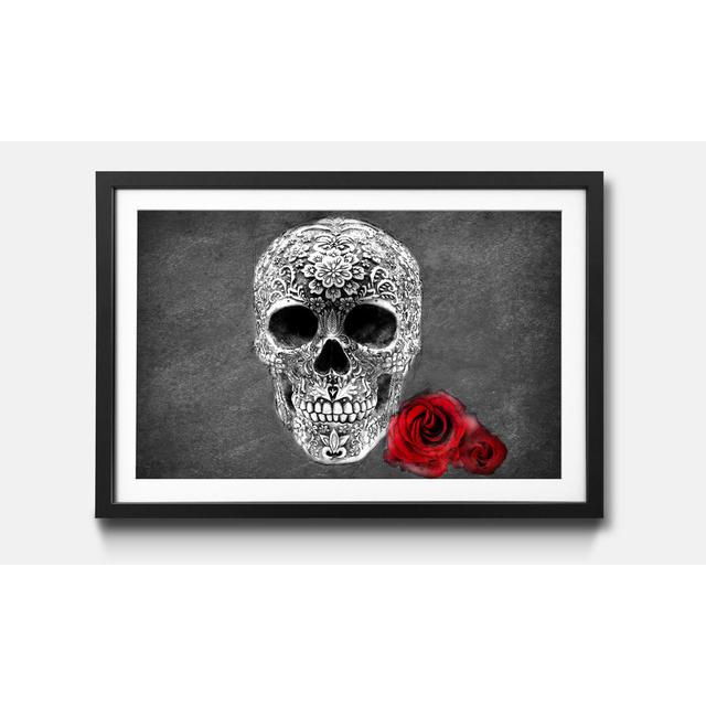 'Dia de los Muertos' - Picture Frame Graphic Art Print on Paper Bloomsbury Market Size: 40cm H x 60cm W on Productcaster.