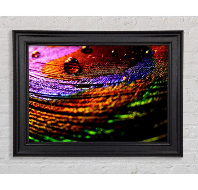 Colourful Bubble Ripples Framed Print Ivy Bronx Size: 29.7cm H x 42cm W x 8cm D on Productcaster.