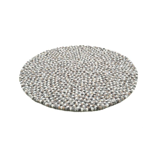 Handgefertigter Teppich Lauge aus Wolle in Beige Latitude Run Rug Size: Round 190cm on Productcaster.