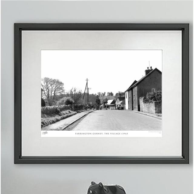 'Farrington Gurney, the Village C1965' - Picture Frame Photograph Print on Paper The Francis Frith Collection Size: 40cm H X 50cm W x 2cm D on Productcaster.