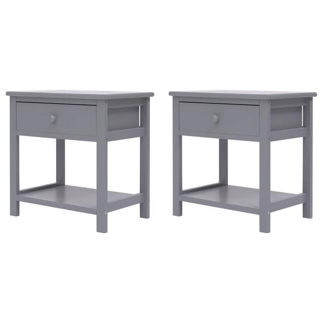 Alidge 1 Drawer Bedside Table (Set of 2) August Grove on Productcaster.