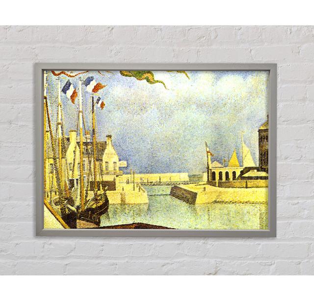 Seurat Sunday In Port-En-Bessin - Single Picture Frame Art Prints on Canvas Longshore Tides Size: 100cm H x 141.4cm W on Productcaster.