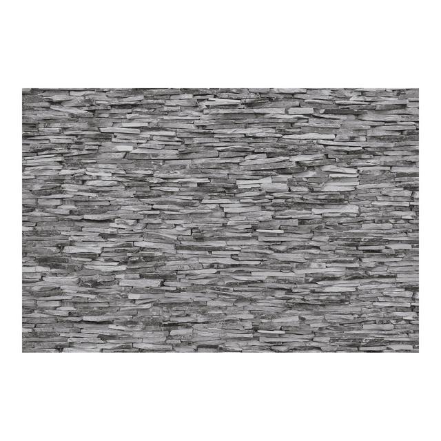 Arizona Stone Wall 2.55m x 3.84m Textured Matte Peel & Stick Wall Mural East Urban Home Size: 190cm L x 288cm W on Productcaster.