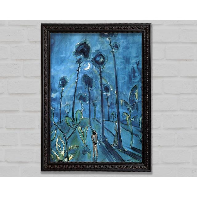 Walter Gramatte Moon Landscape Two Figures Framed Print Bright Star Size: 59.7cm H x 42cm W x 3cm D on Productcaster.