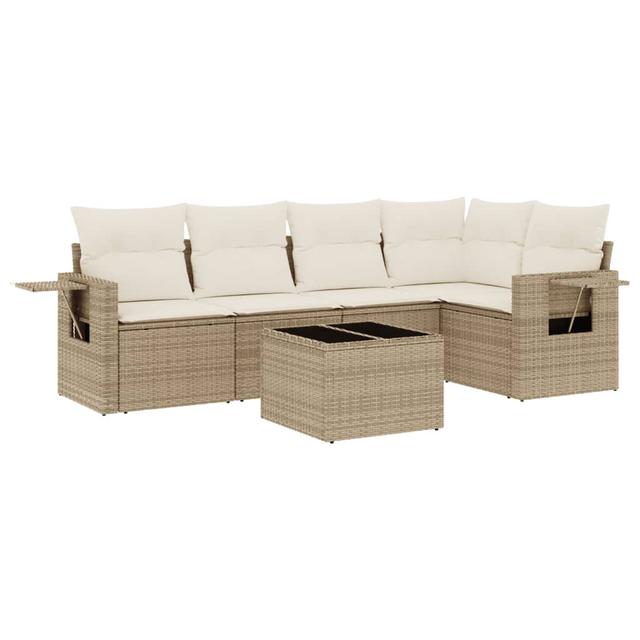 62 cm breites Outdoor-Sitzgruppen-Set Randine mit Kissen 17 Stories Farbe des Kissens: Beige, Rahmenfarbe: Beige on Productcaster.