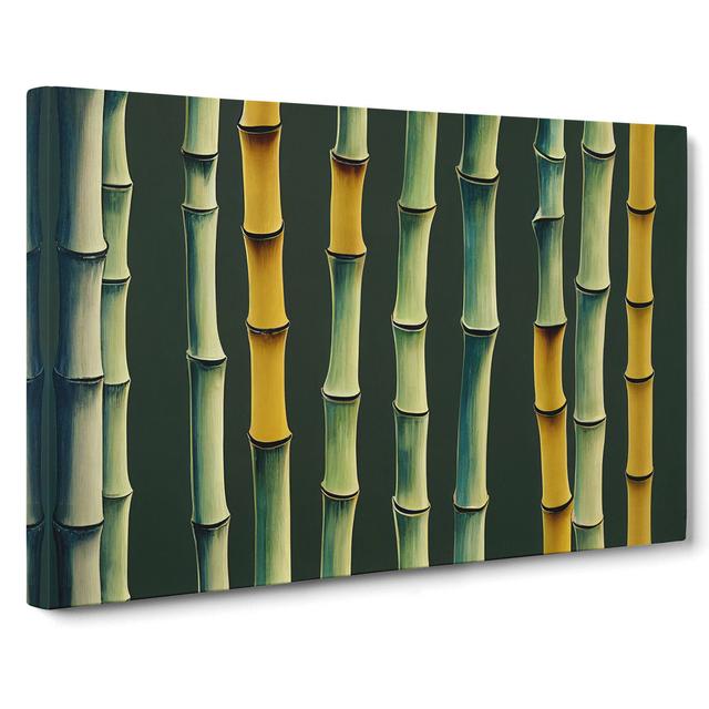 Inspirational Bamboo Forest - Wrapped Canvas Graphic Art Bay Isle Home Size: 50cm H x 76cm W on Productcaster.