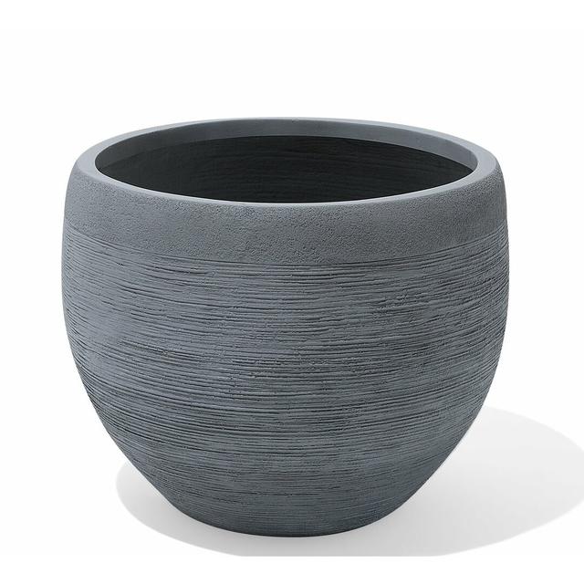 Admiral 2 Piece Clay Plant Pot Set Freeport Park Colour: Grey on Productcaster.