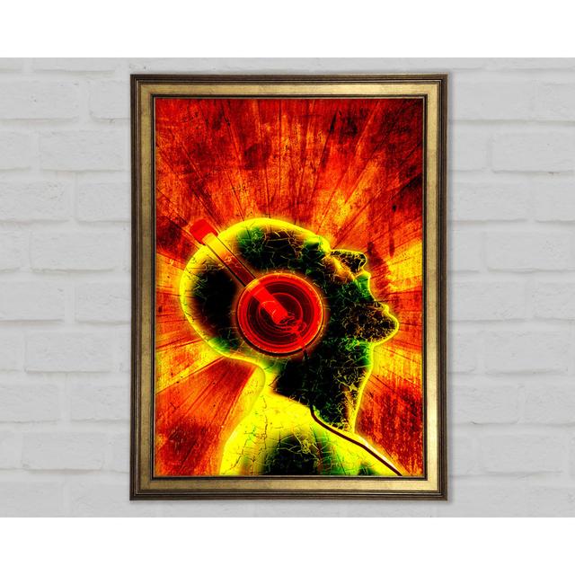 Dj Blaze - Single Picture Frame Art Prints Brayden Studio Size: 84.1cm H x 59.7cm W x 1.5cm D on Productcaster.