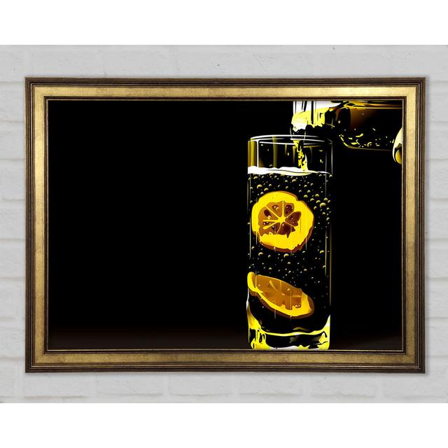 Water With Lemon - Single Picture Frame Art Prints 17 Stories Size: 42cm H x 59.7cm W x 1.5cm D on Productcaster.