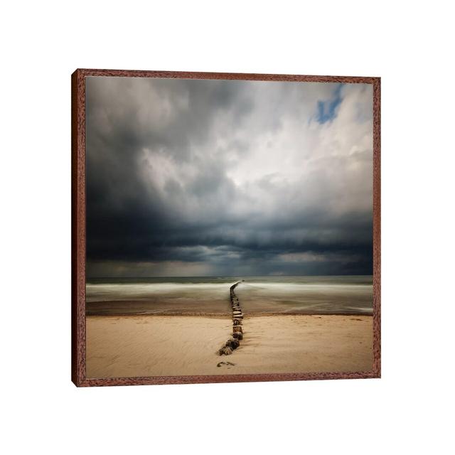 S by Piotr Krol - Photograph on Canvas Highland Dunes Format: Classic Brown Wood Floater Framed, Size: 45.72cm H x 45.72cm W x 3.81cm D on Productcaster.