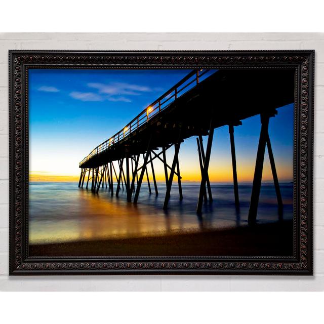 Under The Stunning Pier - Single Picture Frame Art Prints Bright Star Size: 59.7cm H x 84.1cm W on Productcaster.