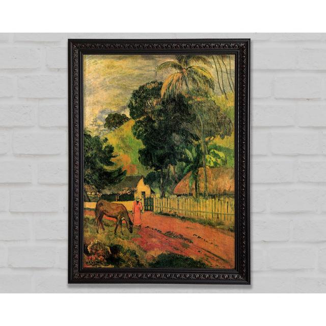 Gauguin Landscape - Print Bright Star Size: 29.7cm H x 21cm W x 3cm D on Productcaster.