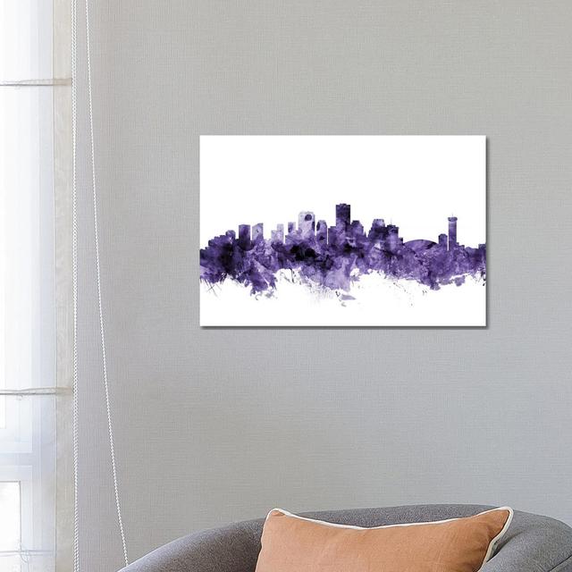 New Orleans, Louisiana Skyline by Michael Tompsett - Wrapped Canvas Painting Latitude Run Size: 45.72cm H x 66.04cm W x 3.81cm D on Productcaster.