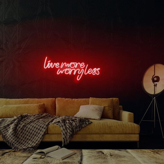 Decorative Neon Wall Art Maturi Finish: Red on Productcaster.