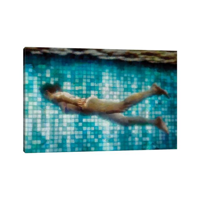 Swimming Under II House of Hampton Size: 66.04cm H x 101.6cm W x 1.905cm D on Productcaster.