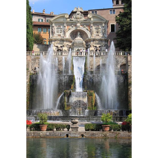 Neptune Fountain In Villa D'Este by Alessandro0770 - Wrapped Canvas Print 17 Stories Size: 30cm H x 46cm W on Productcaster.