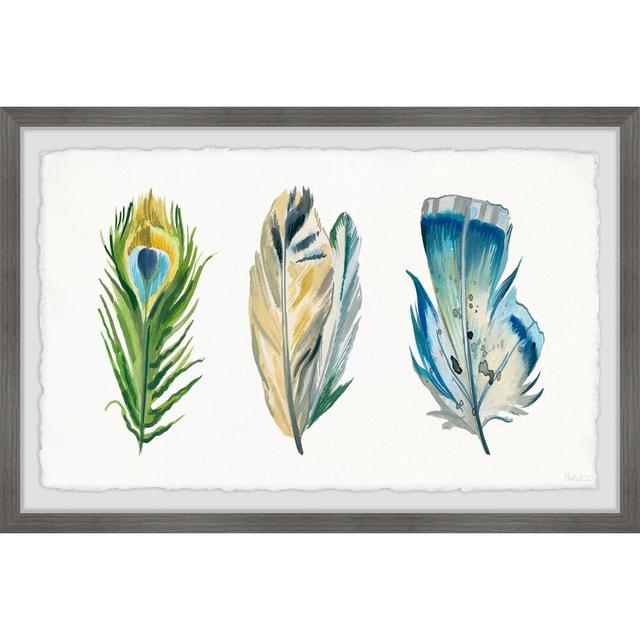 'Tropical Feathers' by Parvez Taj Framed Painting East Urban Home Size: 20 cm H x 30 cm W on Productcaster.