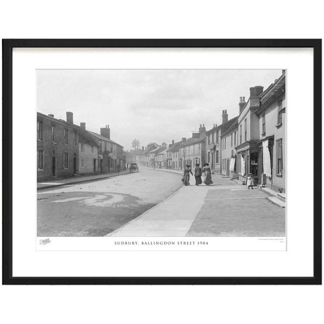 'Sudbury, Ballingdon Street 1904' by Francis Frith - Picture Frame Photograph Print on Paper The Francis Frith Collection Size: 60cm H x 80cm W x 2.3 on Productcaster.