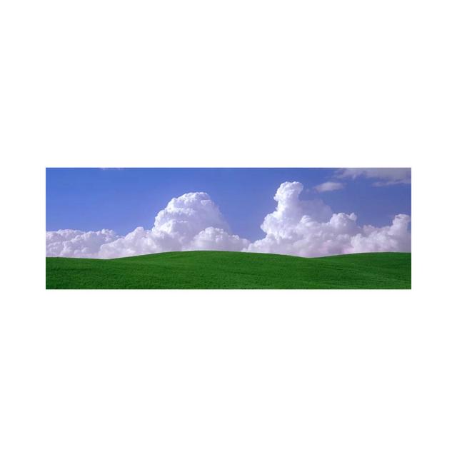 Clouds Over A Green Pasture, Palouse, Washington, USA - Wrapped Canvas Panoramic Print Ebern Designs Size: 50.8cm H x 152.4cm W x 1.91cm D on Productcaster.