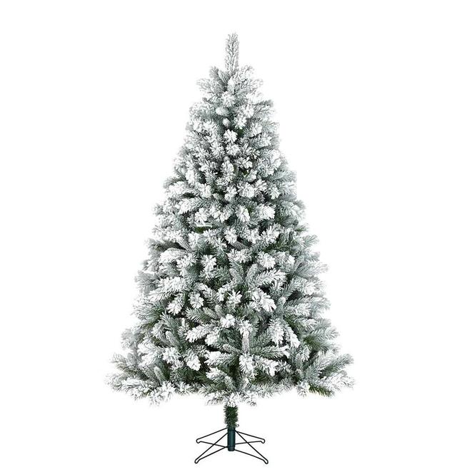 7ft White Pine Artificial Christmas Tree with Stand The Seasonal Aisle on Productcaster.