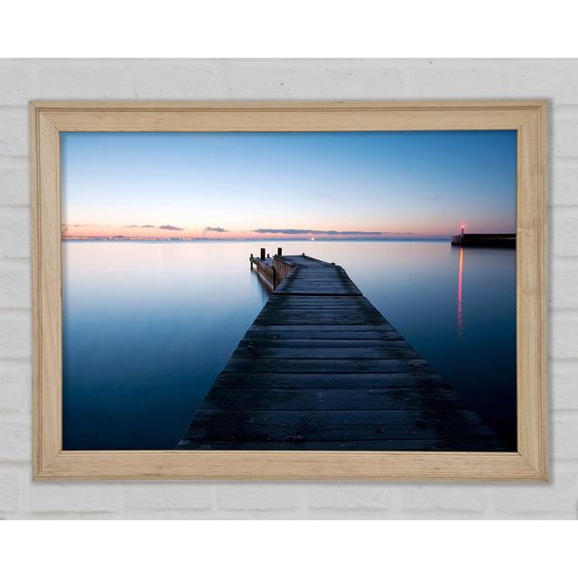 Blue Paradise - Single Picture Frame Art Prints Bright Star Size: 29.7cm H x 42cm W on Productcaster.