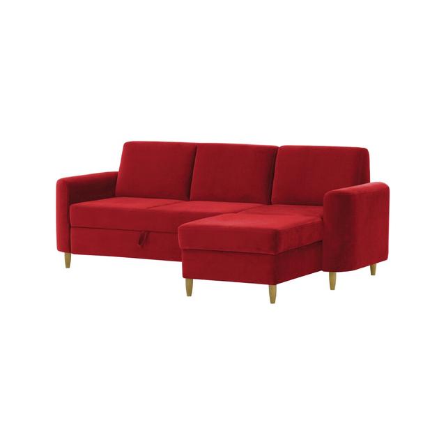 Ecksofa Chaim ScanMod Design Polsterfarbe: Rot on Productcaster.