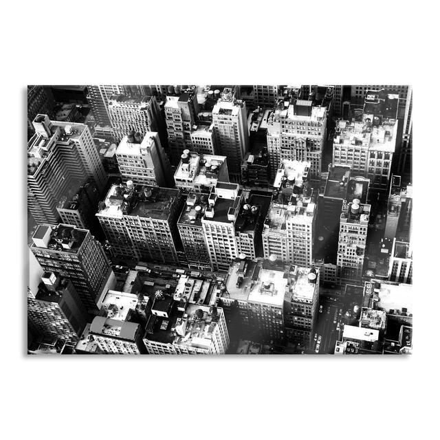 Glasbild New York City Brayden Studio Größe: 70cm H x 100cm B x 0,4cm T on Productcaster.