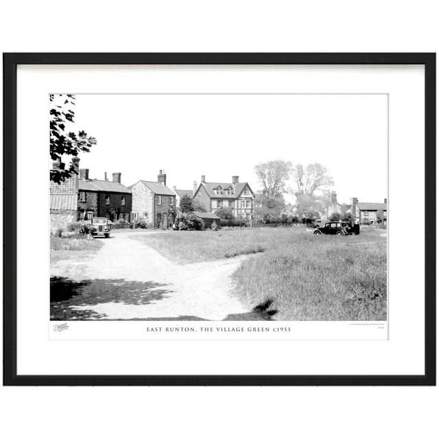 'East Runton, the Village Green C1955' by Francis Frith - Picture Frame Photograph Print on Paper The Francis Frith Collection Size: 40cm H x 50cm W x on Productcaster.