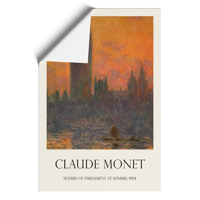 Houses of Parliament in London Vol.2 by Claude Monet - Unframed Painting East Urban Home Size: 42cm H x 30cm W x 0.1cm D on Productcaster.