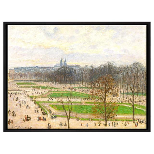 Gerahmtes Leinwandbild The Garden of the Tuileries I von Camille Pissarro Rosalind Wheeler Maße: 65 cm H x 85 cm B x 2,5 cm T on Productcaster.