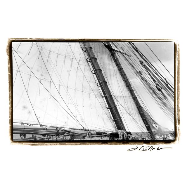 Under Sail III by Laura Denardo - Art Prints on Canvas Breakwater Bay Size: 61cm H x 91cm W x 3.8cm D on Productcaster.