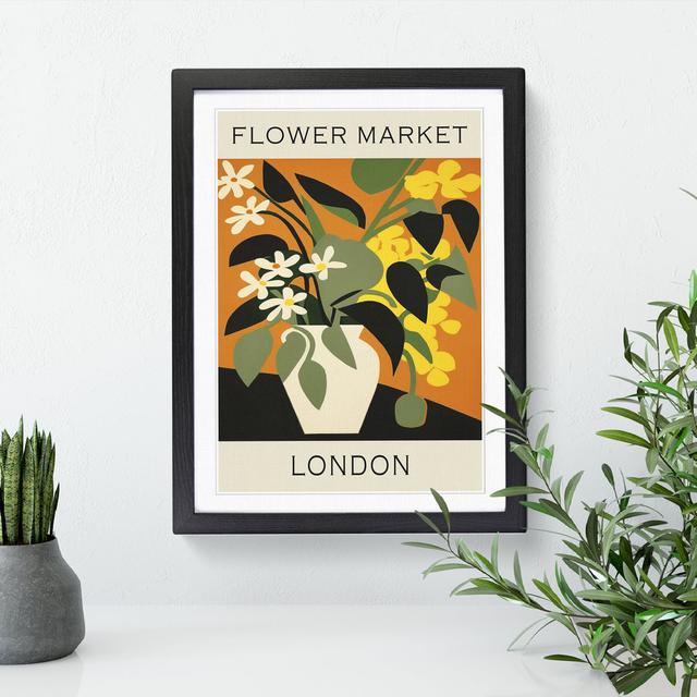 The London Flower Market Exhibition No. 8 Happy Larry Size: 46cm H x 34cm W x 2cm D on Productcaster.