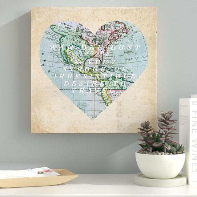 To Travel - Wrapped Canvas Print East Urban Home Size: 91.44cm H x 91.44cm W x 3.81cm D on Productcaster.