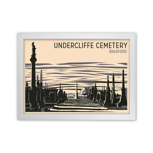 Undercliffe Cemetery Copy by Richard O'Neill - Print Corrigan Studio Size: 24cm H x 34cm W x 3cm D, Format: White Framed on Productcaster.