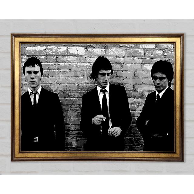 The Jam Retro B N W - Print Brayden Studio Size: 29.7cm H x 42cm W on Productcaster.