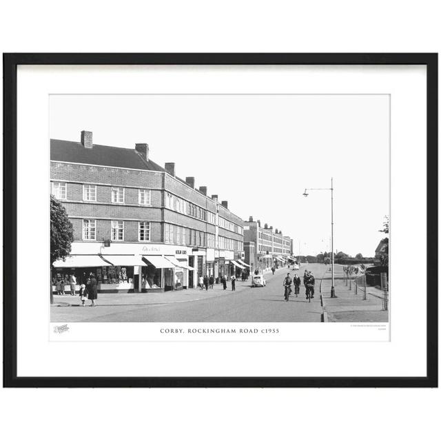 Corby, Rockingham Road C1955 by Francis Frith - Single Picture Frame Print The Francis Frith Collection Size: 60cm H x 80cm W x 2.3cm D on Productcaster.