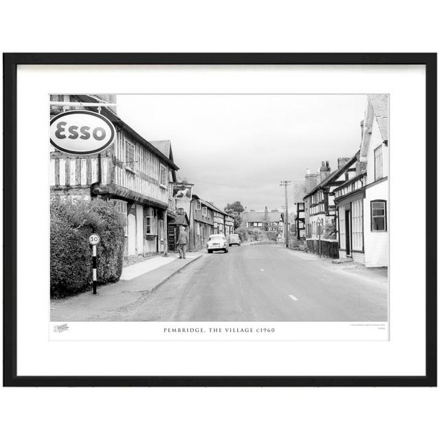 'Pembridge, the Village C1960' by Francis Frith - Picture Frame Photograph Print on Paper The Francis Frith Collection Size: 40cm H x 50cm W x 2.3cm D on Productcaster.