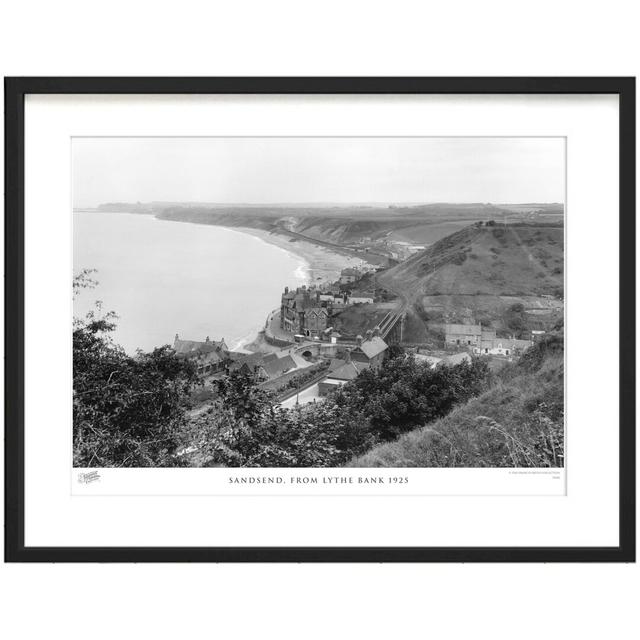 'Sandsend, from Lythe Bank 1925' by Francis Frith - Picture Frame Photograph Print on Paper The Francis Frith Collection Size: 45cm H x 60cm W x 2.3cm on Productcaster.