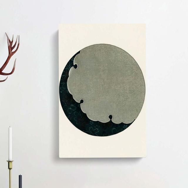 The Moon by Watanabe Seitei - Wrapped Canvas Painting Print East Urban Home Size: 76cm H x 50cm W x 3cm D on Productcaster.