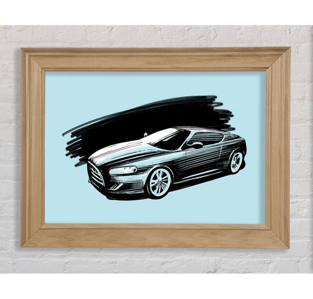 Aston Martin Blues - Single Picture Frame Art Prints Bright Star Size: 84.1cm H x 142.2cm W x 8cm D on Productcaster.