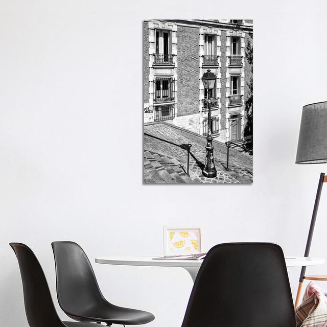 Paris Lamp Post by Philippe Hugonnard - Wrapped Canvas Photograph Latitude Run Size: 101.6cm H x 66.04cm W x 3.81cm D on Productcaster.