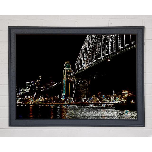 New York Brooklyn Bridge - Print Brayden Studio Size: 21cm H x 29.7cm W x 1.5cm D on Productcaster.